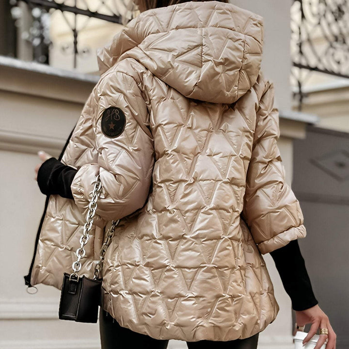 Janet | Elegant Quilted Hooded Jacket