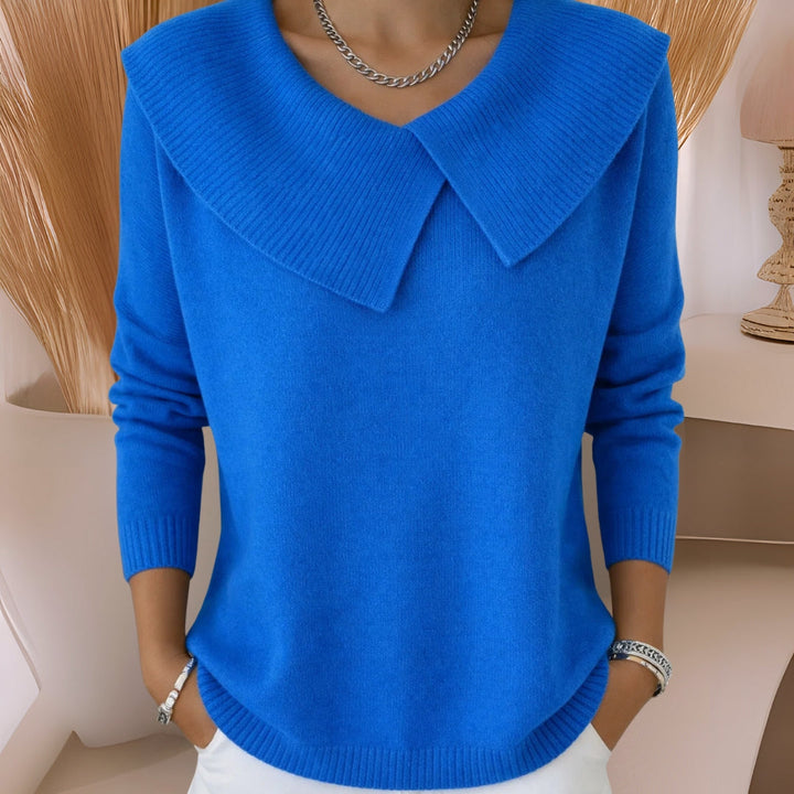 Daphne | Soft-Collar Knit Sweater