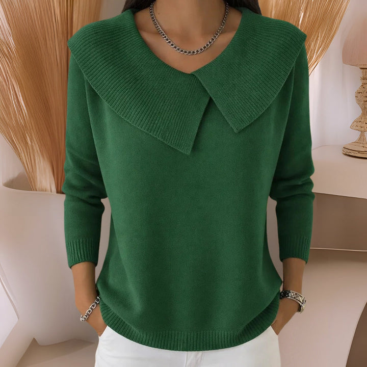 Daphne | Soft-Collar Knit Sweater